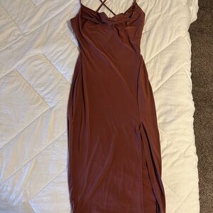 Windsor Rusty Pink Midi Dress